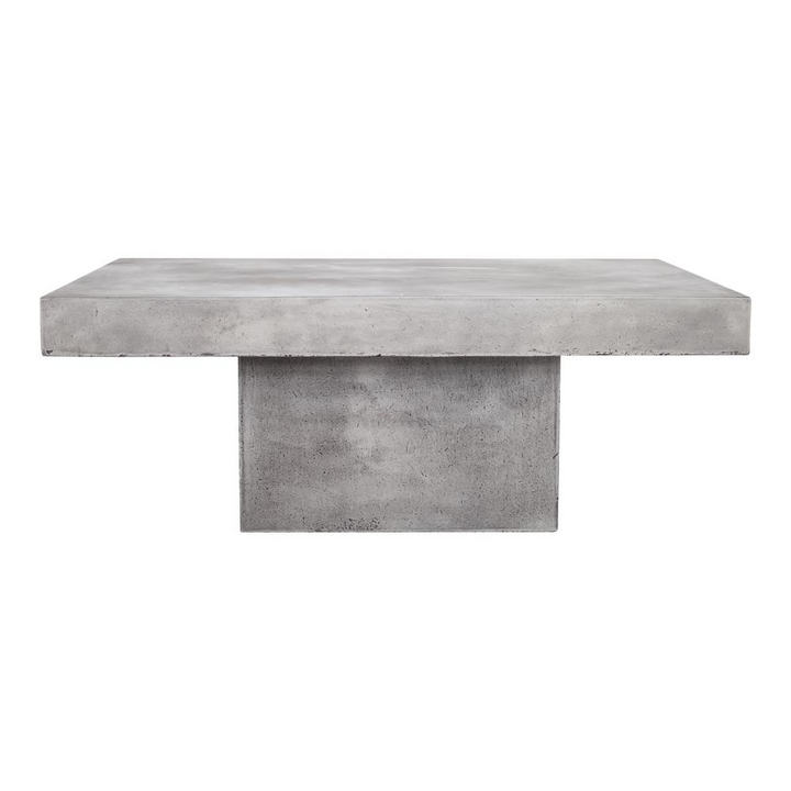 Boho Aesthetic Maxima Outdoor Coffee Table, Grey | Biophilic Design Airbnb Decor Furniture 