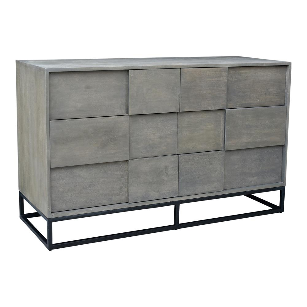 Boho Aesthetic Felix 6 Drawer Dresser | Biophilic Design Airbnb Decor Furniture 