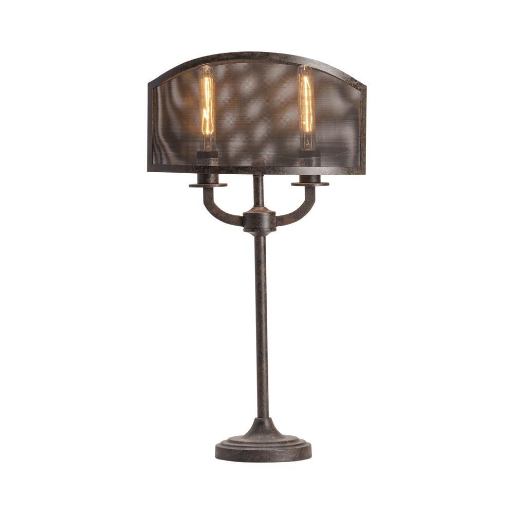 Boho Aesthetic Crestview Collection CVAER949 Brooks Table Lamp Lighting | Biophilic Design Airbnb Decor Furniture 