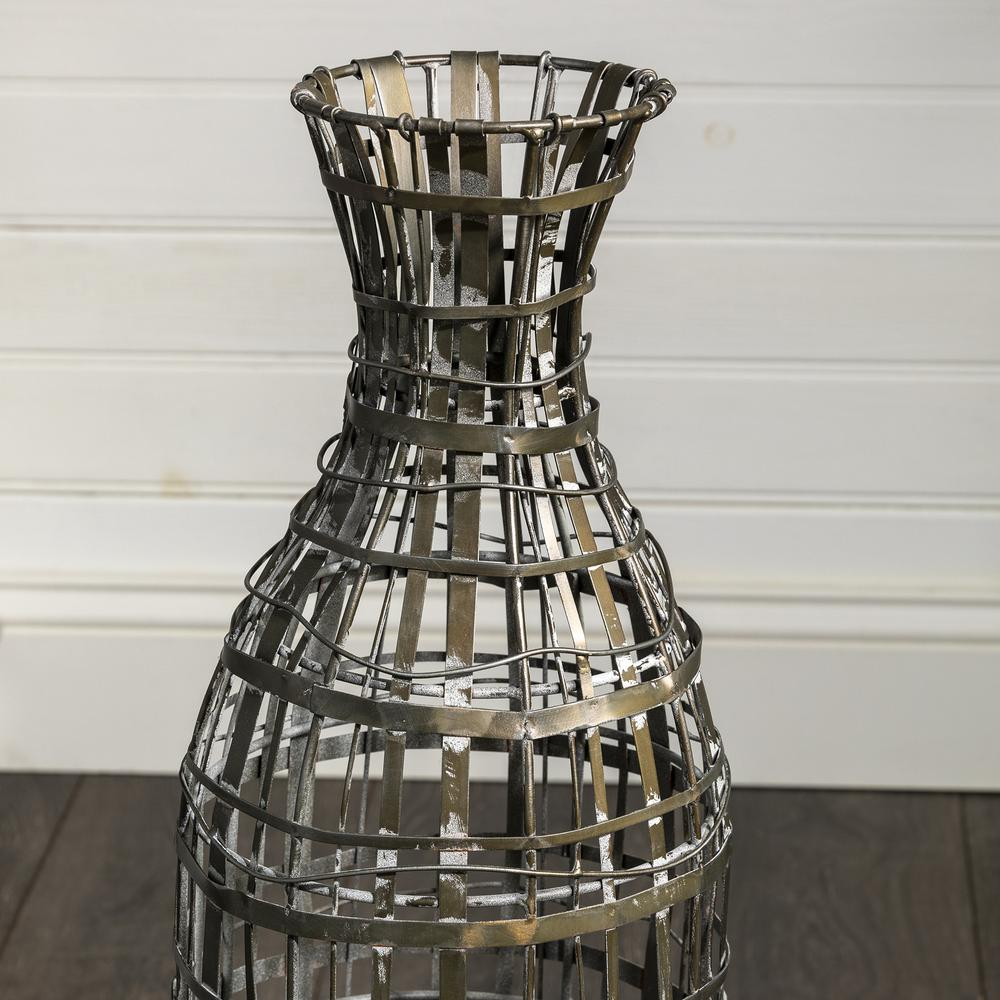 Boho Aesthetic Tall Floor Vase Crestview Collection | Biophilic Design Airbnb Decor Furniture 