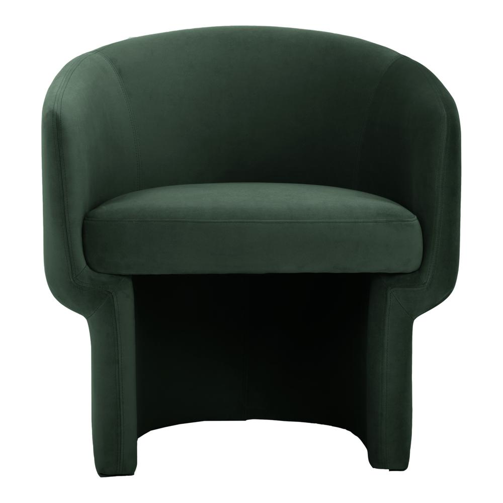 Boho Aesthetic Chair Dark Green | Biophilic Design Airbnb Decor Furniture 