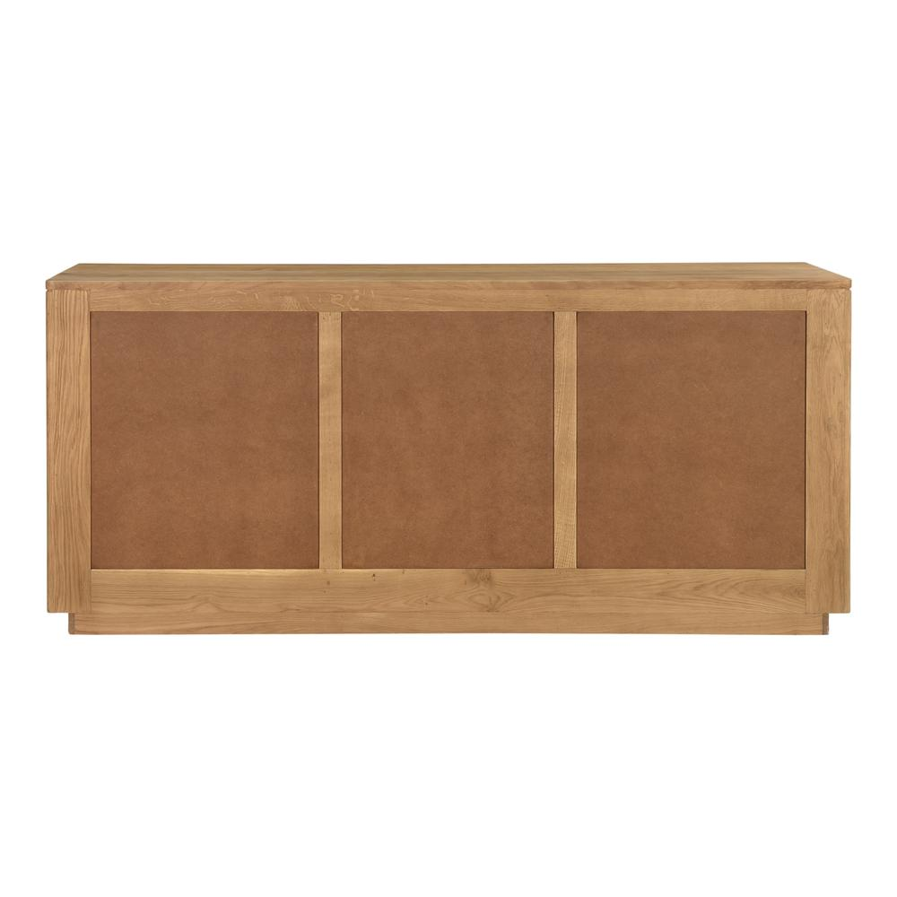 Boho Aesthetic Angle Oak Unique Sideboard Buffet Cabinet | Biophilic Design Airbnb Decor Furniture 