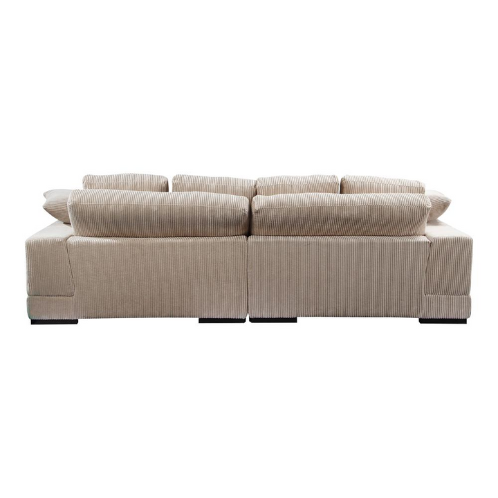 Boho Aesthetic Contemporary Deep Depth Lazy Lounge Couch Sofa Sectional | Biophilic Design Airbnb Decor Furniture 