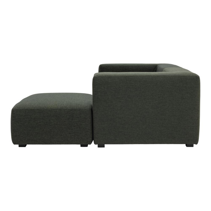 Boho Aesthetic Modular Upholstery Modern Luxury Dark Green | Biophilic Design Airbnb Decor Furniture 