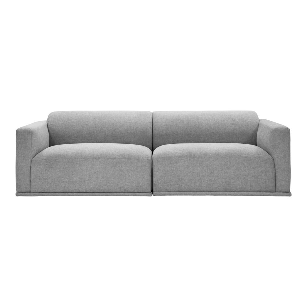 Boho Aesthetic Malou Sofa Grey | Biophilic Design Airbnb Decor Furniture 