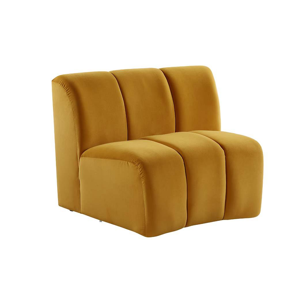 Boho Aesthetic Padua | Modern Luxury Yellow Velvet Modular Sofa Sectional | Biophilic Design Airbnb Decor Furniture 