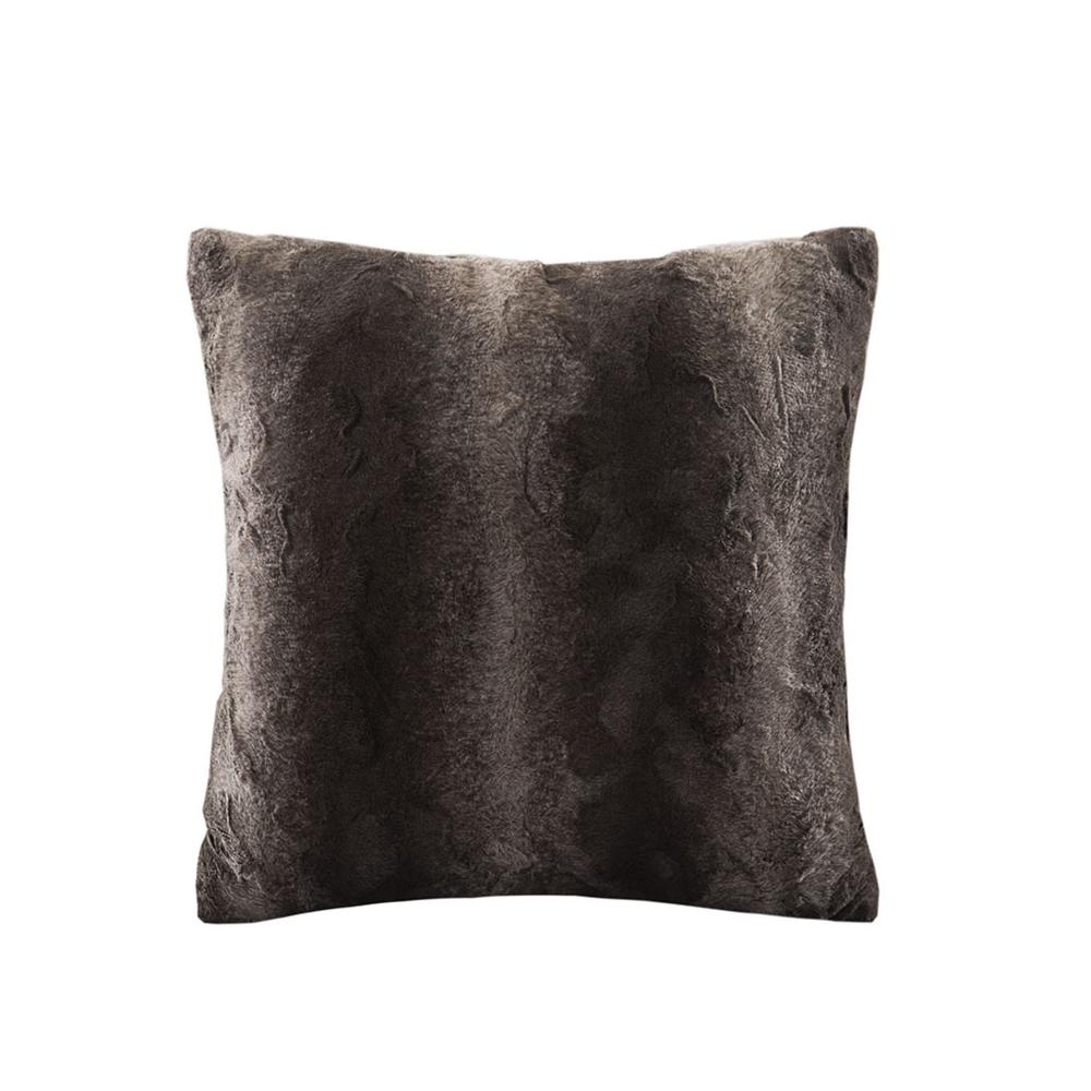 Boho Aesthetic 100% Polyester Faux Tip Dyed Brushed Long Fur Pillow w/ Knife Edge,MP30-6234 | Biophilic Design Airbnb Decor Furniture 
