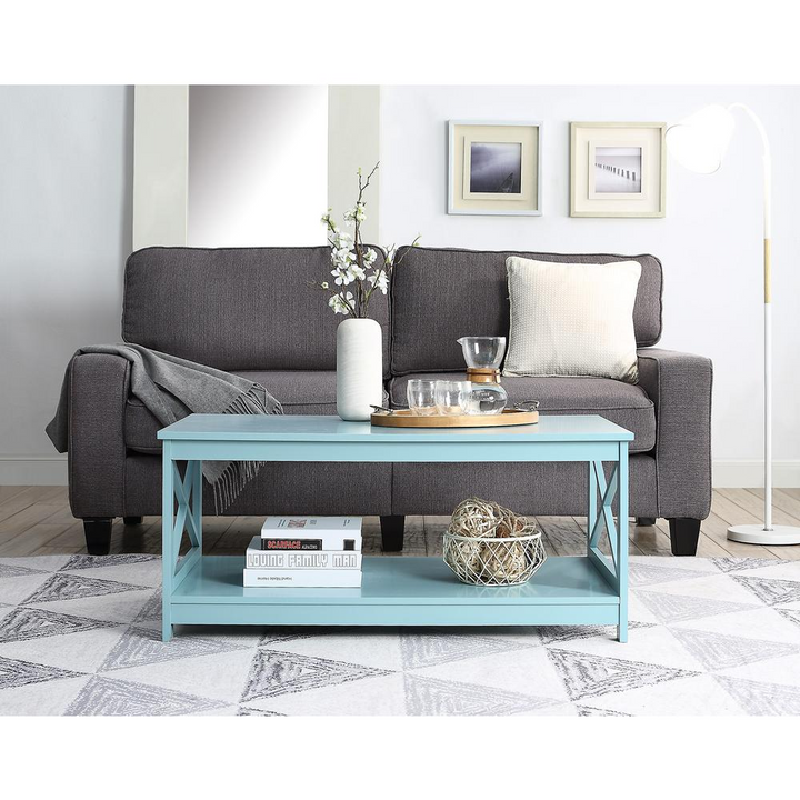 Boho Aesthetic Oxford Coffee Table | Biophilic Design Airbnb Decor Furniture 