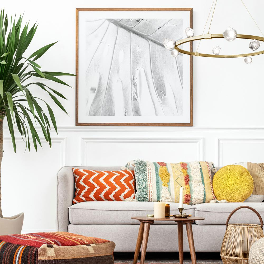 Boho Aesthetic 12 Light Modern Clear Glass Halogen Pendant Chandelier | Biophilic Design Airbnb Decor Furniture 