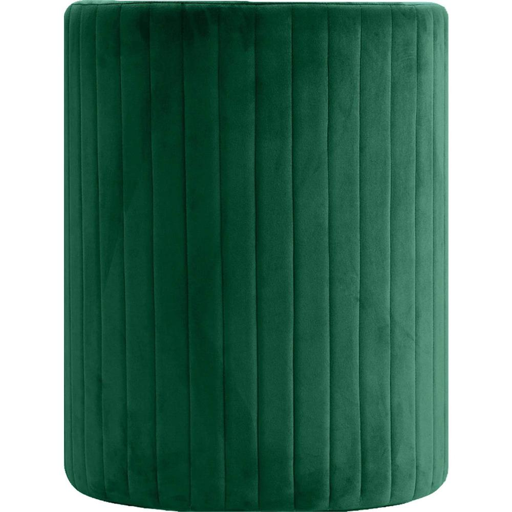 Boho Aesthetic Green Velvet Round Armchair with Ottoman | Biophilic Design Airbnb Decor Furniture 