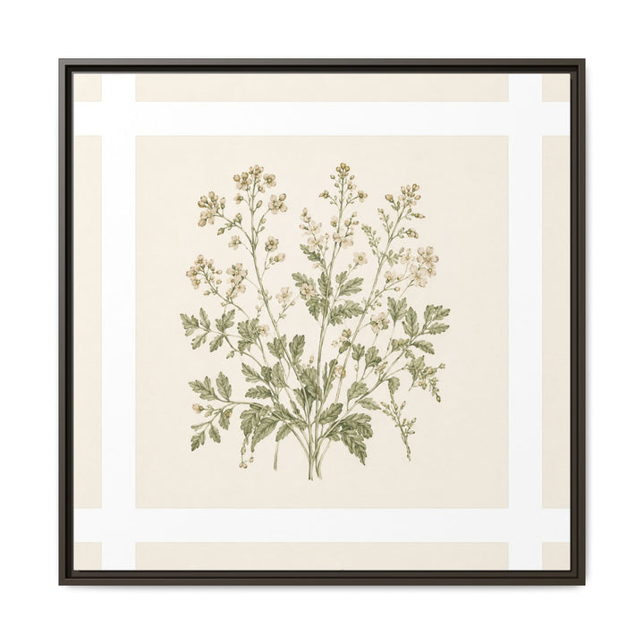 Sage &amp; Cream Framed Canvas Wall Art