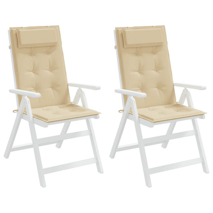 Boho Aesthetic Beige High Back 2 pcs Bohemian Wicker Chair | Biophilic Design Airbnb Decor Furniture 
