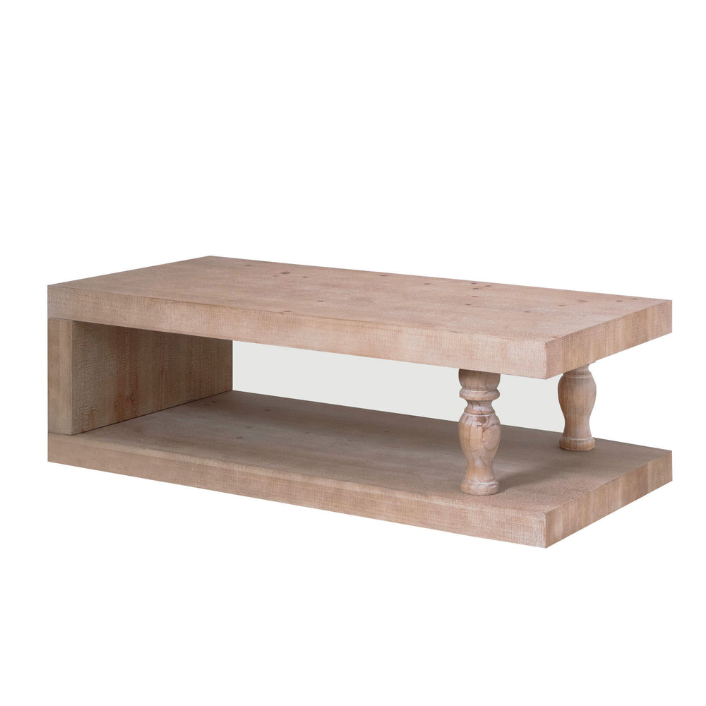 Buy farmhouse furniture Lily | Rustic Wood Farmhouse Coffee Table - Modern Cottage Farmhouse Furniture