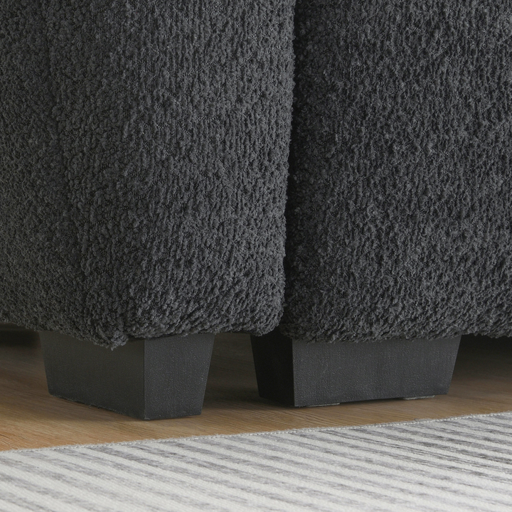 The La Riviera Modular Mediterranean Sectional Sofa with Movable Ottoman - Mediterranean Italian Contemporary Home Decor Furniture