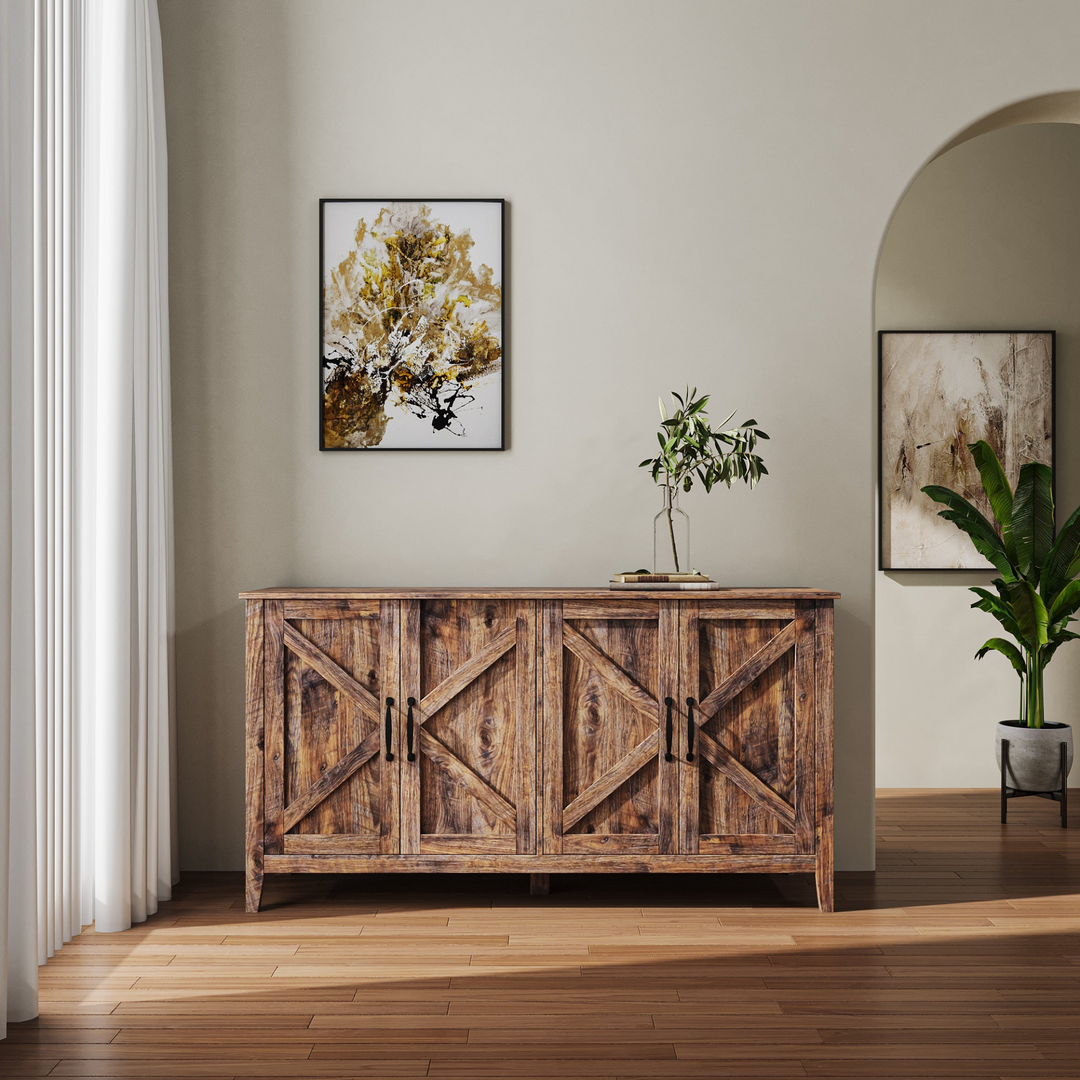 Buy farmhouse furniture Italian Brown Wooden Mediterranean Farmhouse Style Foyer Storage - Modern Cottage Farmhouse Furniture