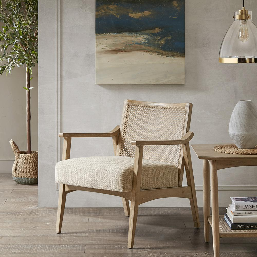 Amalfi Coast Contemporary Accent Chairs – Beige - Modern Cottage Farmhouse Furniture