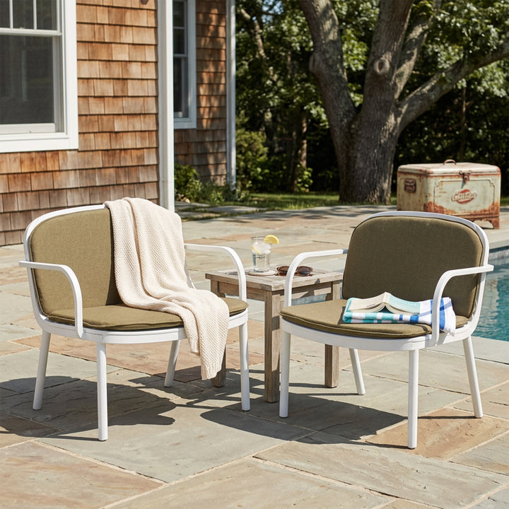 Buy farmhouse furniture Set Of 2 Sage &amp; Cream Chairs - Modern Cottage Farmhouse Furniture
