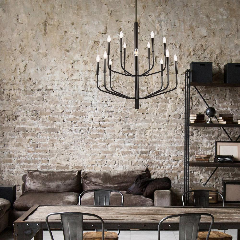 Boho Aesthetic 14LT Chandelier, MB | Biophilic Design Airbnb Decor Furniture 