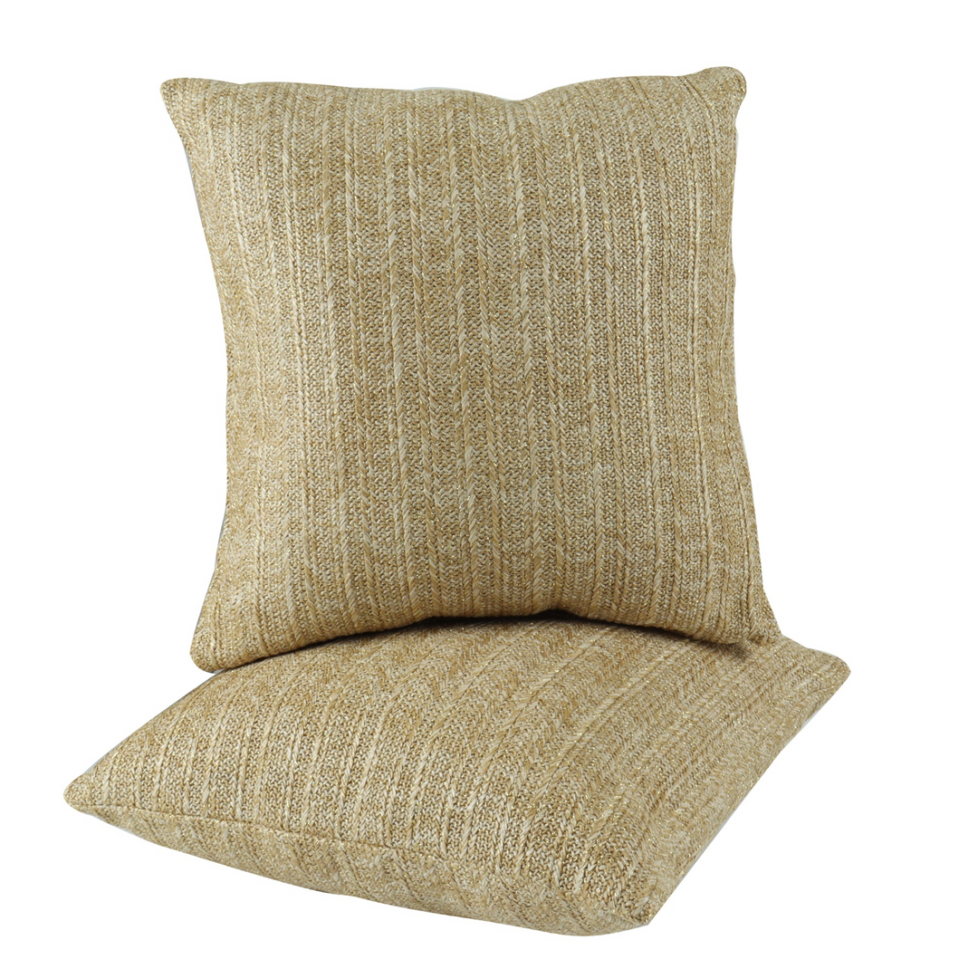 Buy farmhouse furniture Outdoor/Indoor Decorative Throw Pillows, Waterproof Simulated Straw Weave 18x18 - Modern Cottage Farmhouse Furniture