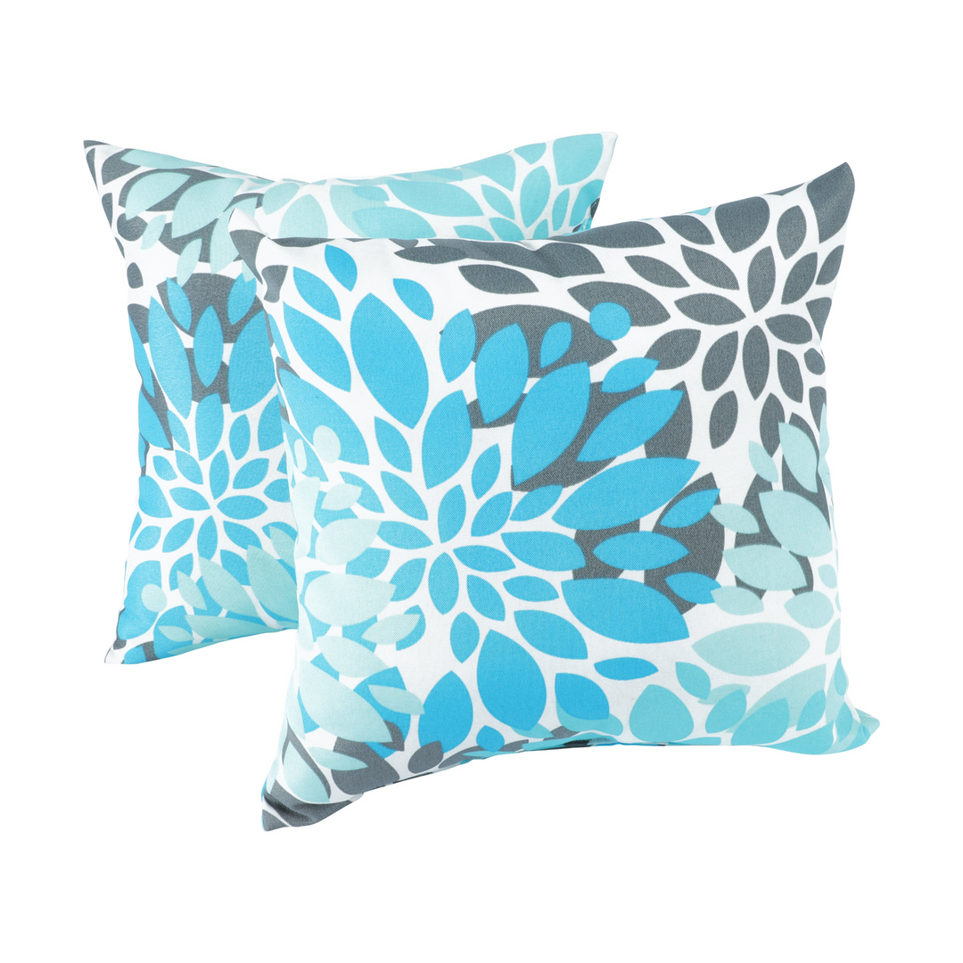 Buy farmhouse furniture Outdoor/Indoor Decorative Throw Pillows, Waterproof Simulated Straw Weave 18x18 - Modern Cottage Farmhouse Furniture