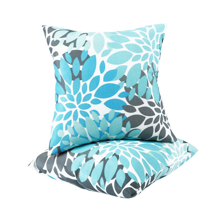 Buy farmhouse furniture Outdoor/Indoor Decorative Throw Pillows, Waterproof Simulated Straw Weave 18x18 - Modern Cottage Farmhouse Furniture