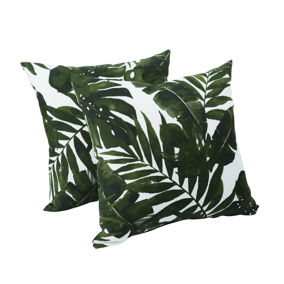 Buy farmhouse furniture Outdoor/Indoor Decorative Throw Pillows, Waterproof Simulated Straw Weave 18x18 - Modern Cottage Farmhouse Furniture