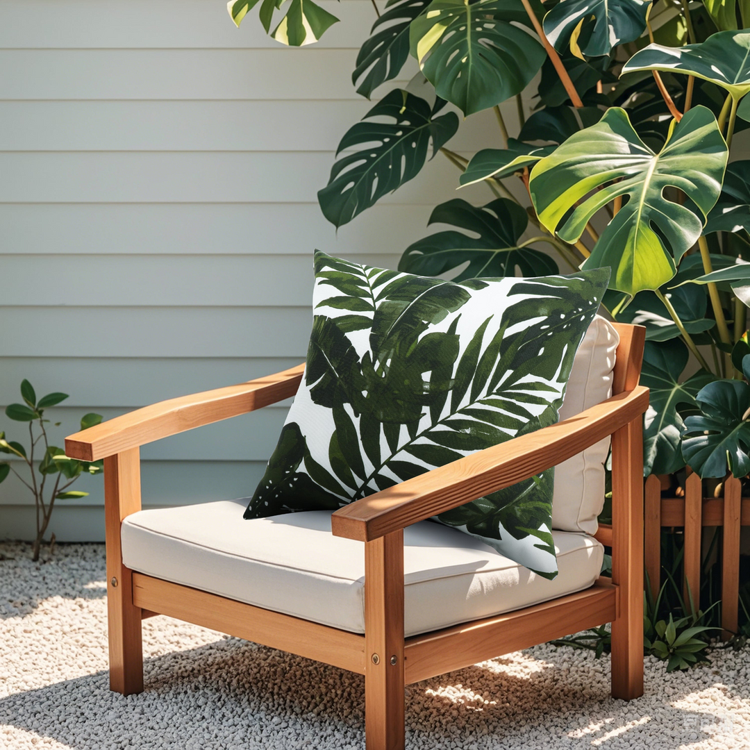 Buy farmhouse furniture Outdoor/Indoor Decorative Throw Pillows, Waterproof Simulated Straw Weave 18x18 - Modern Cottage Farmhouse Furniture