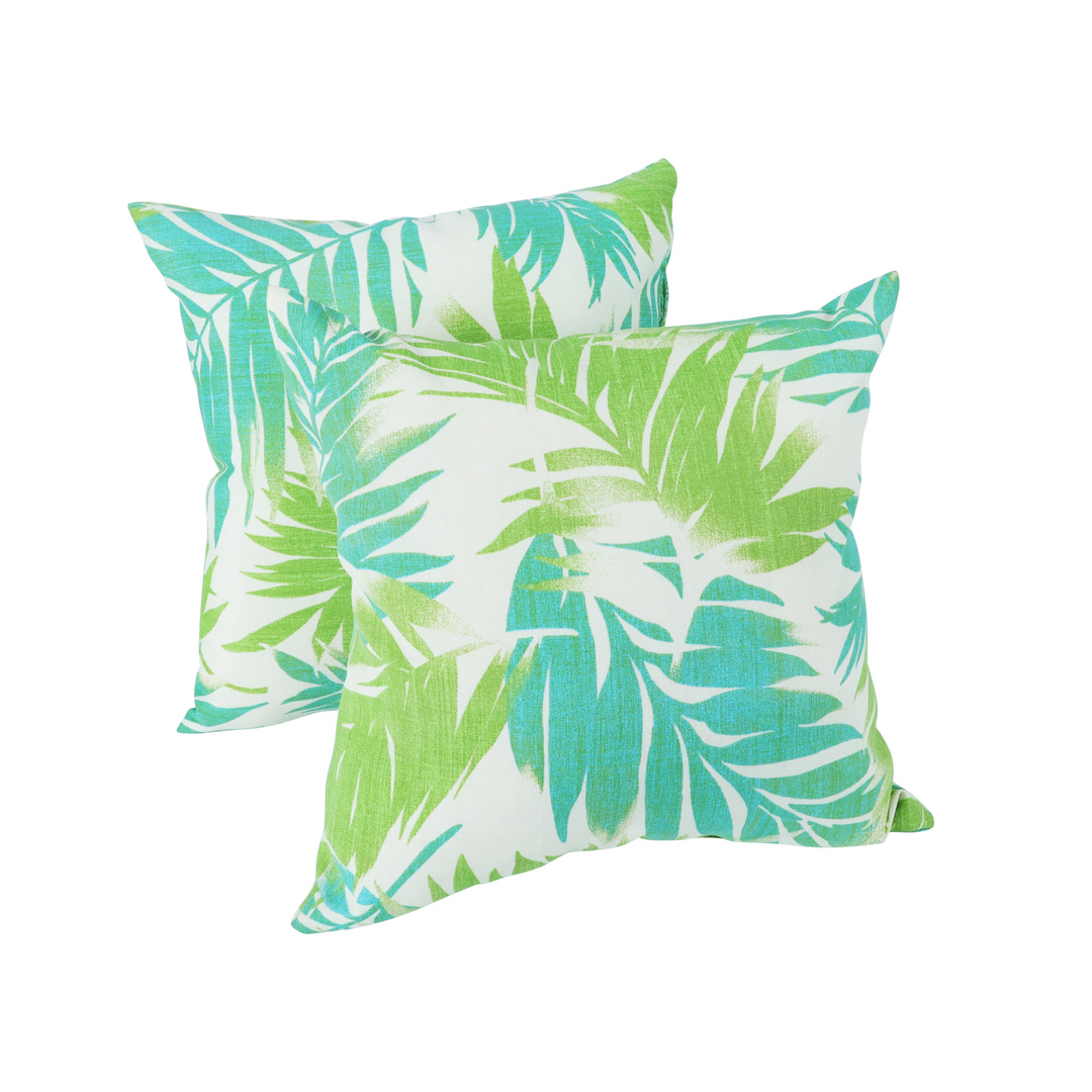 Buy farmhouse furniture Outdoor/Indoor Decorative Throw Pillows, Waterproof Simulated Straw Weave 18x18 - Modern Cottage Farmhouse Furniture