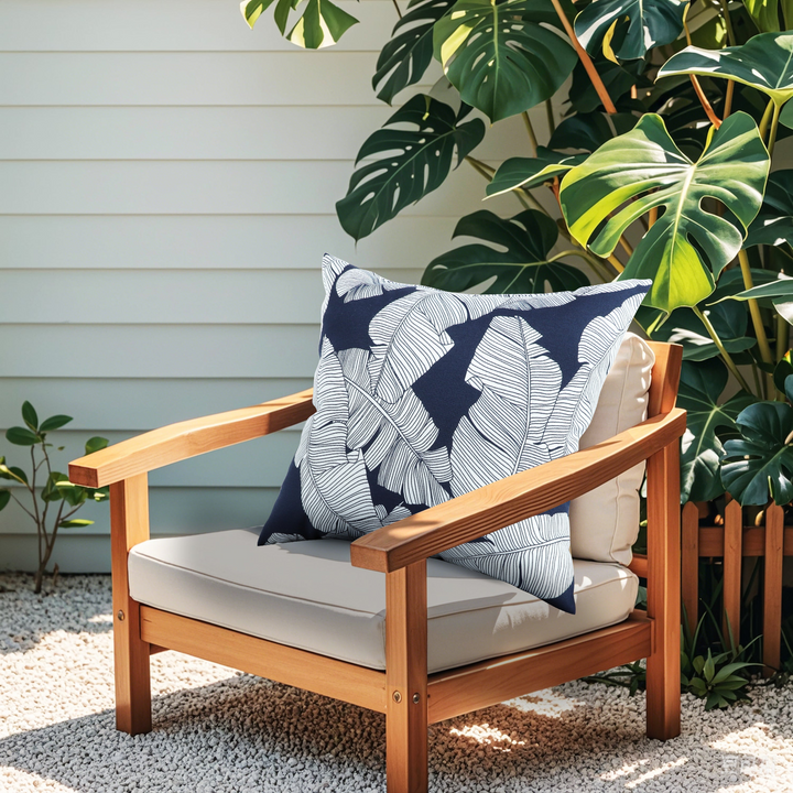 Buy farmhouse furniture Outdoor/Indoor Decorative Throw Pillows, Waterproof Simulated Straw Weave 18x18 - Modern Cottage Farmhouse Furniture