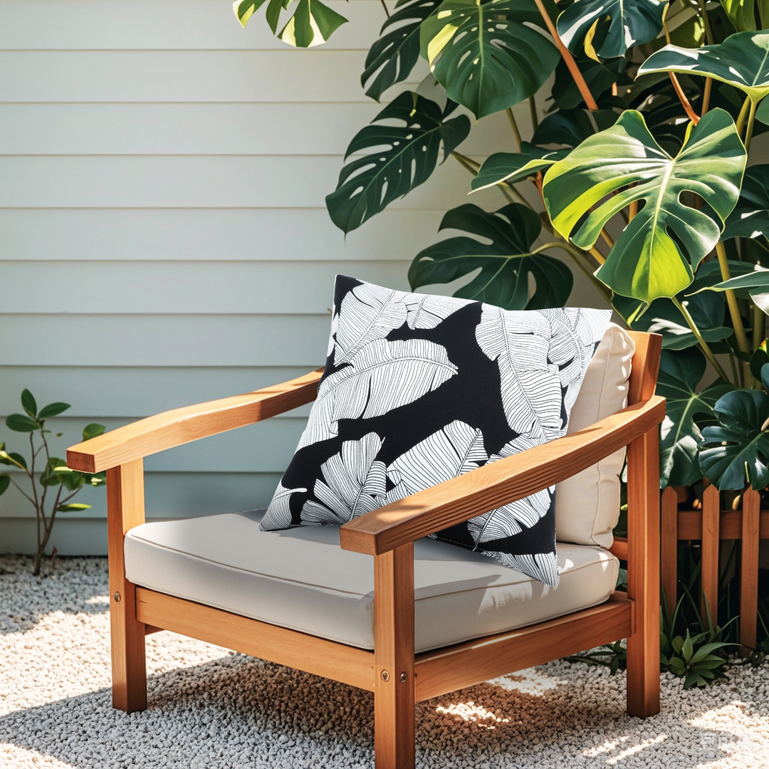 Buy farmhouse furniture Outdoor/Indoor Decorative Throw Pillows, Waterproof Simulated Straw Weave 18x18 - Modern Cottage Farmhouse Furniture