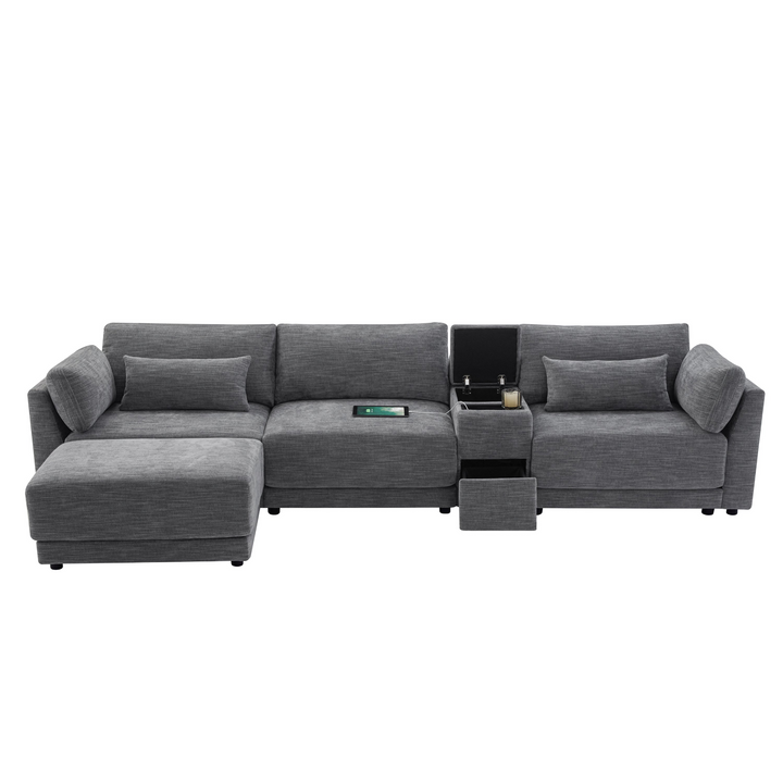 Riviera Moderno L- Shape Contemporary Modern Mediterranean Estate Sofa Sectional - Mediterranean Italian Contemporary Home Decor Furniture
