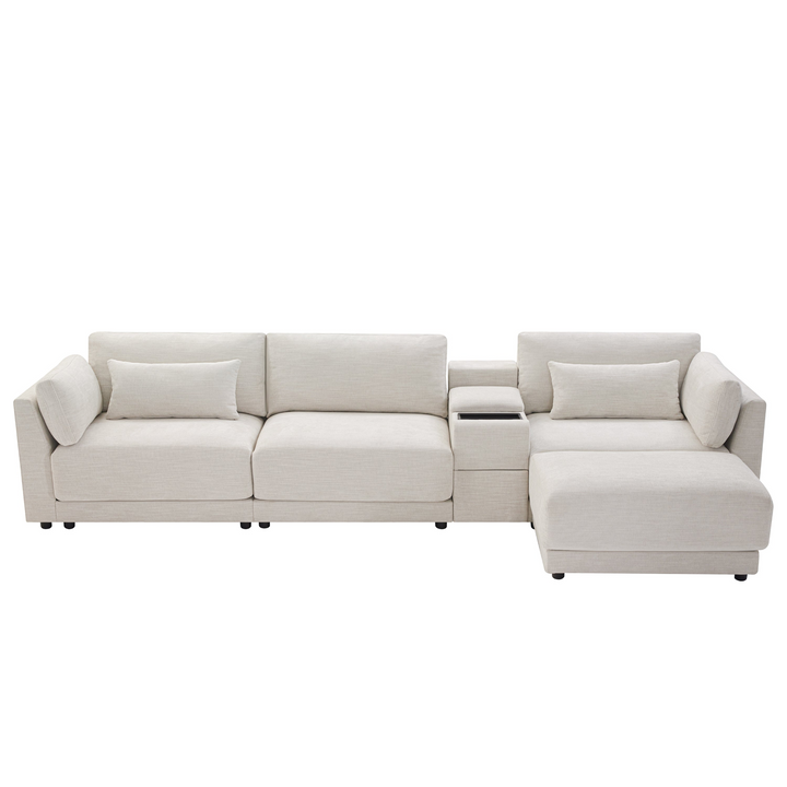 Riviera Moderno L- Shape Contemporary Modern Mediterranean Estate Sofa Sectional - Mediterranean Italian Contemporary Home Decor Furniture