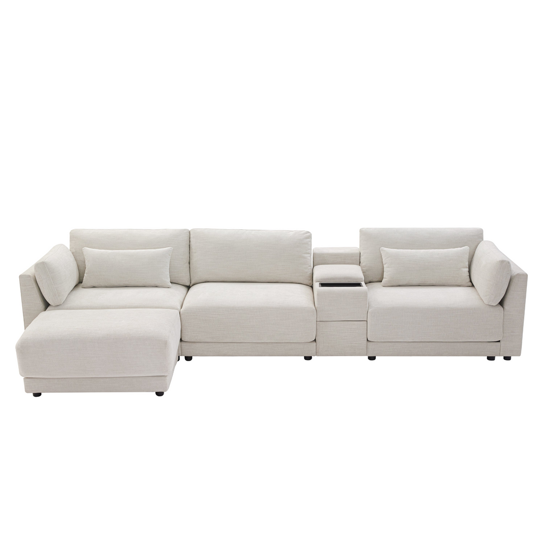 Riviera Moderno L- Shape Contemporary Modern Mediterranean Estate Sofa Sectional - Mediterranean Italian Contemporary Home Decor Furniture