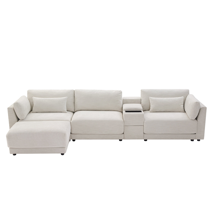 Riviera Moderno L- Shape Contemporary Modern Mediterranean Estate Sofa Sectional - Mediterranean Italian Contemporary Home Decor Furniture