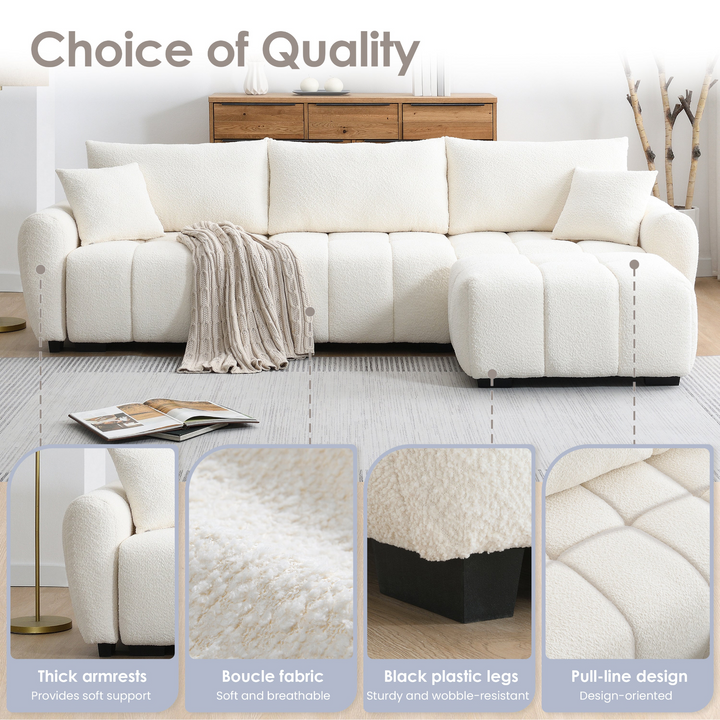 Marbella Grande Mediterranean Modular Contemporary Lounge L-shape Sofa Sectional - Mediterranean Tuscan Contemporary Home Decor Furniture