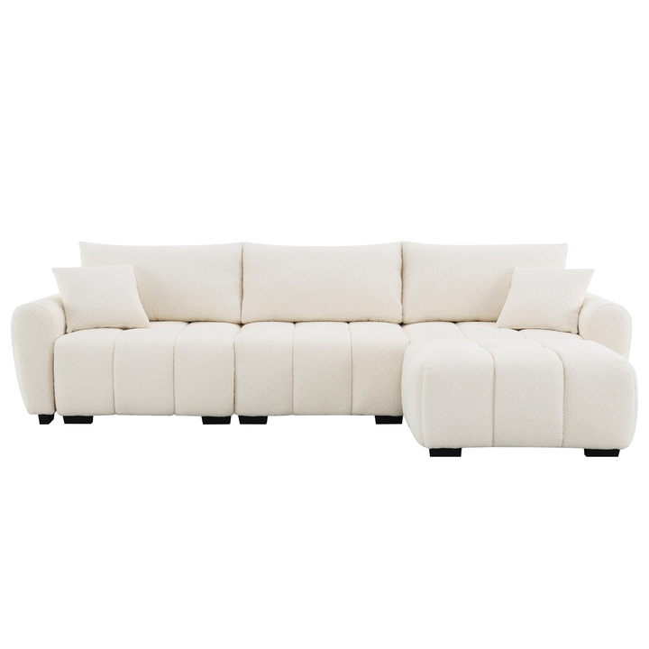 Marbella Grande Mediterranean Modular Contemporary Lounge L-shape Sofa Sectional - Mediterranean Tuscan Contemporary Home Decor Furniture