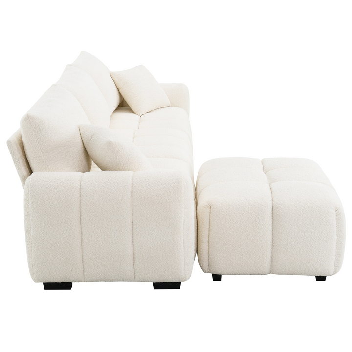 Marbella Grande Mediterranean Modular Contemporary Lounge L-shape Sofa Sectional - Mediterranean Tuscan Contemporary Home Decor Furniture