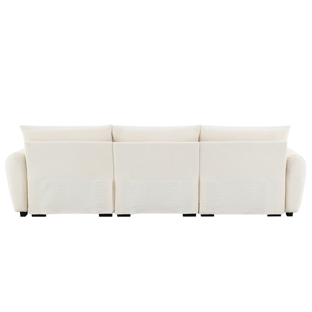 Marbella Grande Mediterranean Modular Contemporary Lounge L-shape Sofa Sectional - Mediterranean Tuscan Contemporary Home Decor Furniture