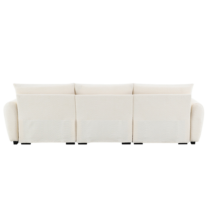 Marbella Grande Mediterranean Modular Contemporary Lounge L-shape Sofa Sectional - Mediterranean Tuscan Contemporary Home Decor Furniture