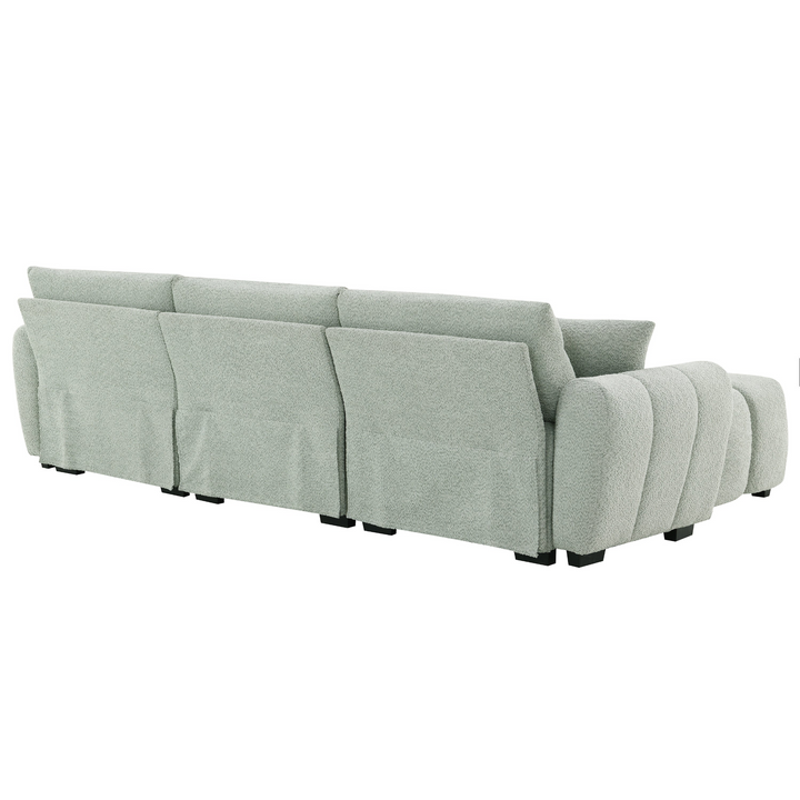 Marbella Grande Mediterranean Modular Contemporary Lounge L-shape Sofa Sectional - Mediterranean Tuscan Contemporary Home Decor Furniture