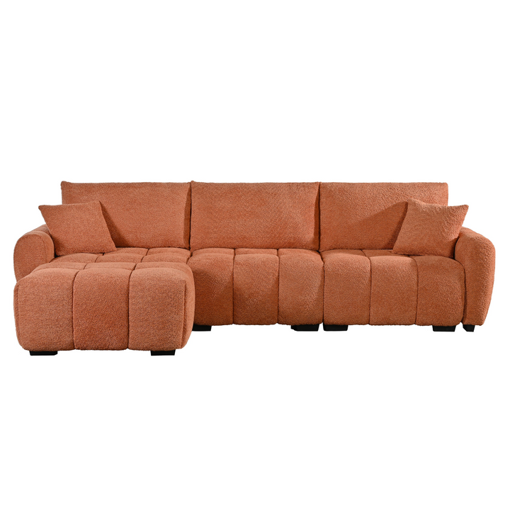Marbella Grande Mediterranean Modular Contemporary Lounge L-shape Sofa Sectional - Mediterranean Tuscan Contemporary Home Decor Furniture