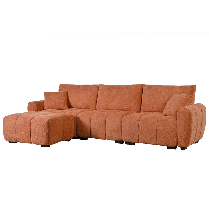 Marbella Grande Mediterranean Modular Contemporary Lounge L-shape Sofa Sectional - Mediterranean Tuscan Contemporary Home Decor Furniture