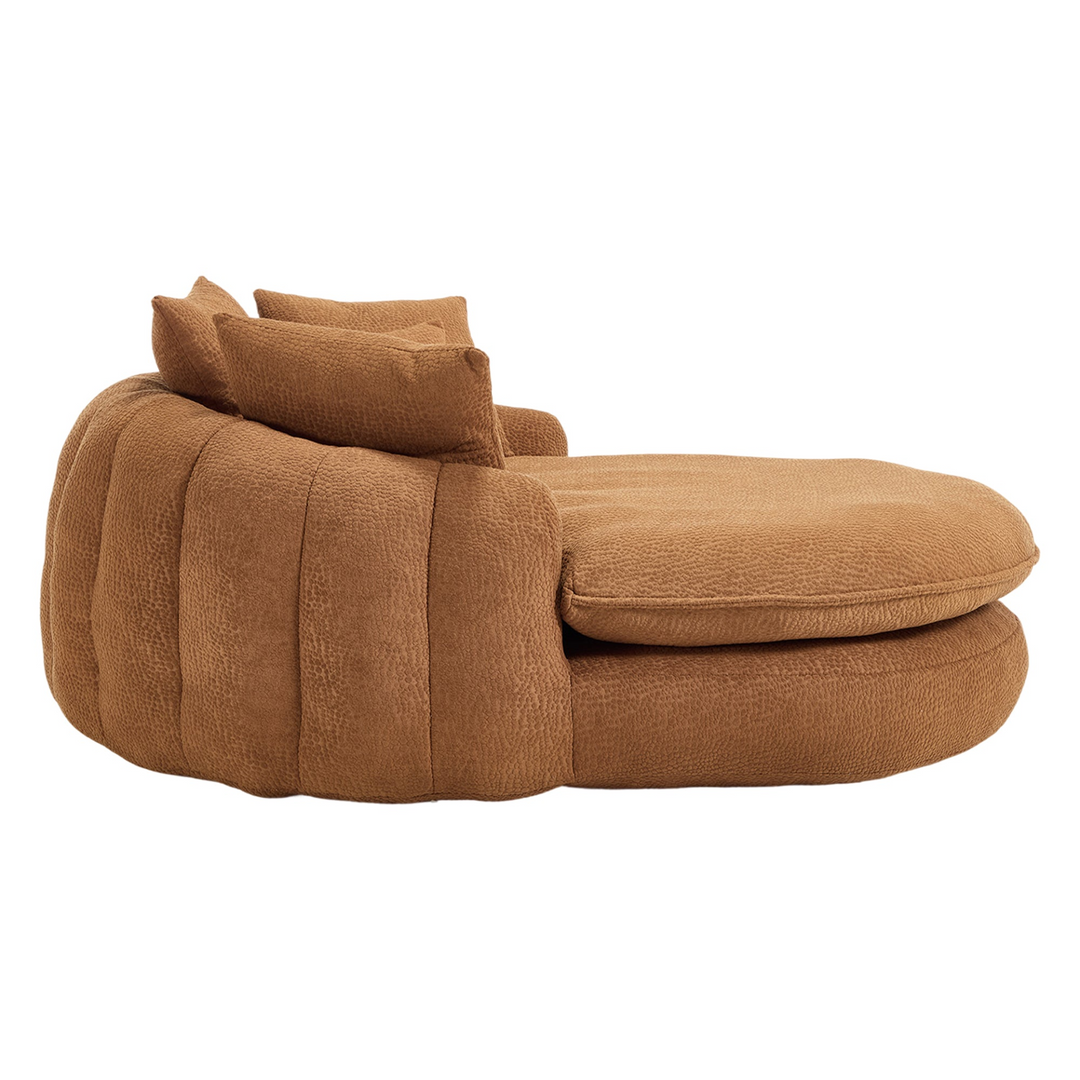 Buy farmhouse furniture Oversized Modern Cottage Farmhouse Oval Upholstered Bean Bag Sofa - Modern Cottage Farmhouse Furniture