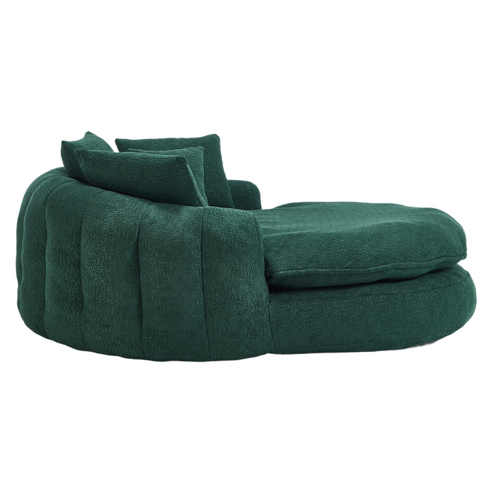 Buy farmhouse furniture Oversized Modern Cottage Farmhouse Oval Upholstered Bean Bag Sofa - Modern Cottage Farmhouse Furniture