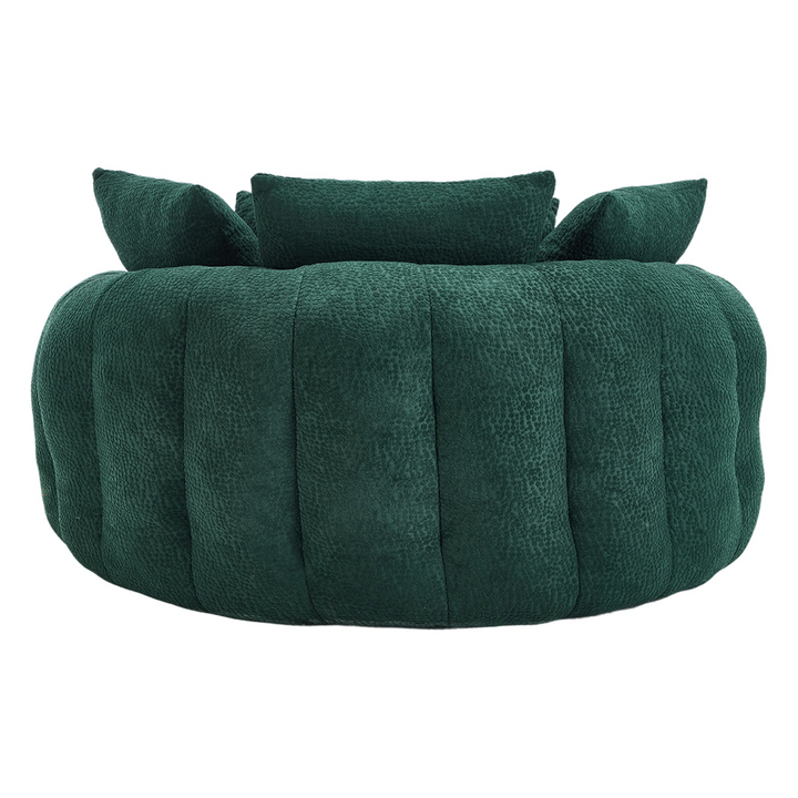 Buy farmhouse furniture Oversized Modern Cottage Farmhouse Oval Upholstered Bean Bag Sofa - Modern Cottage Farmhouse Furniture