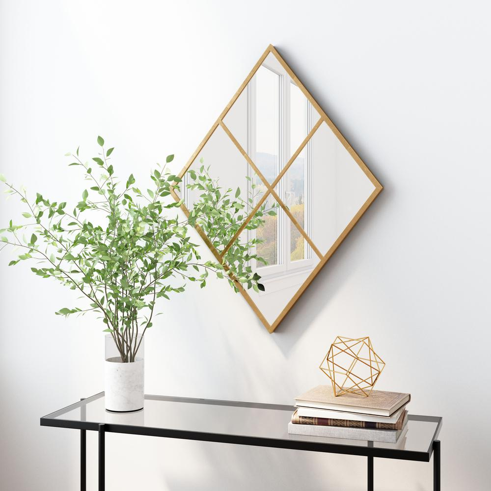 Boho Aesthetic Meo Mirror Gold | Biophilic Design Airbnb Decor Furniture 