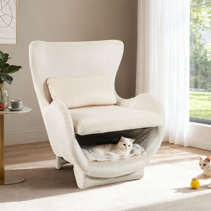 Buy farmhouse furniture Siena Verde Pet-Friendly Upholstered Contemporary Mediterranean Accent Chair - Modern Cottage Farmhouse Furniture