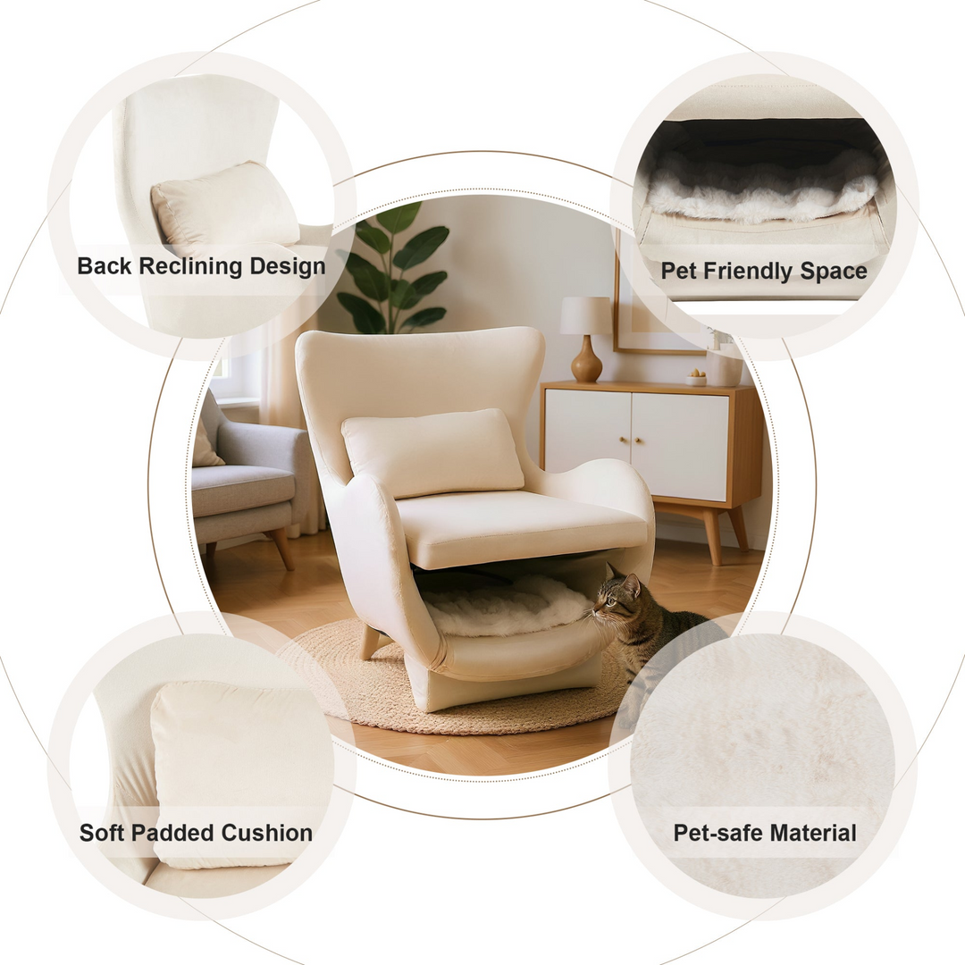 Buy farmhouse furniture Siena Verde Pet-Friendly Upholstered Contemporary Mediterranean Accent Chair - Modern Cottage Farmhouse Furniture