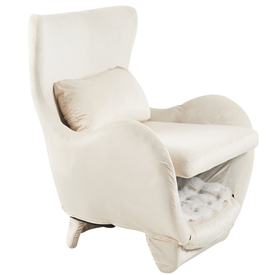Buy farmhouse furniture Siena Verde Pet-Friendly Upholstered Contemporary Mediterranean Accent Chair - Modern Cottage Farmhouse Furniture