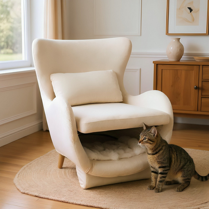 Buy farmhouse furniture Siena Verde Pet-Friendly Upholstered Contemporary Mediterranean Accent Chair - Modern Cottage Farmhouse Furniture